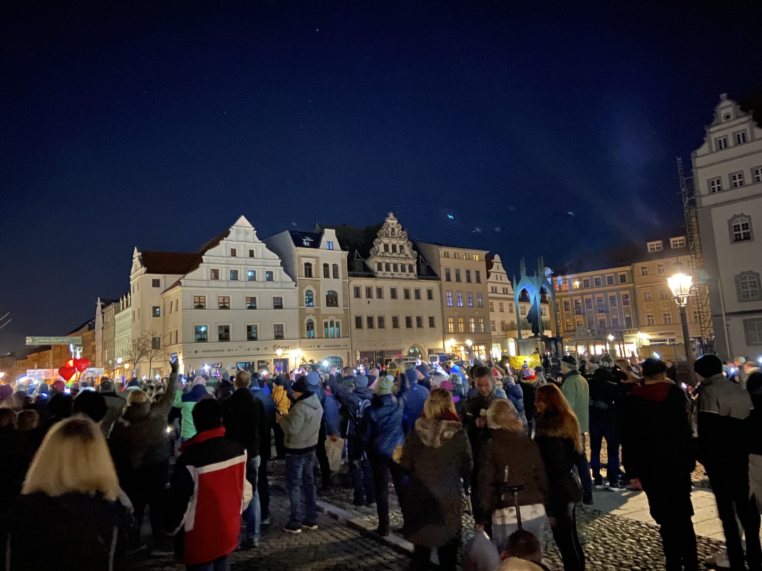Wittenberg, am 24. Januar 2022 @ Marktplatz Wittenberg