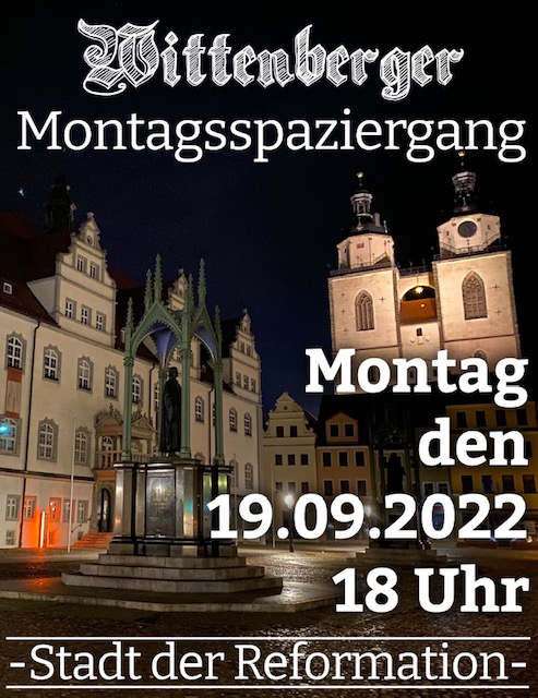 Montagsspaziergang Wittenberg @ Marktplatz Wittenberg