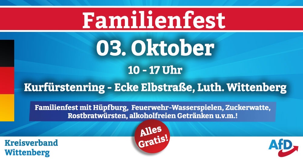 Familienfest @ Kurfürstenring/Ecke Elbstraße