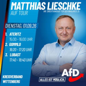 Matthias Lieschke auf Tour
