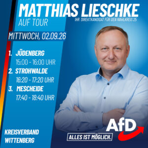Matthias Lieschke auf Tour