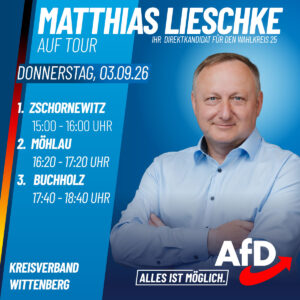 Matthias Lieschke auf Tour